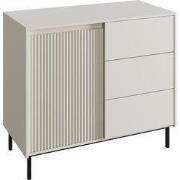Meubella - Dressoir Orvana - Beige - 103 cm