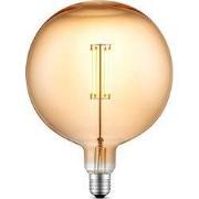 Edison Vintage LED filament lichtbron Carbon - Amber - G180 Global - R...