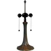 Lumilamp Lampenvoet Tafellamp Tiffany Ø 17x52 cm Bruin Kunststof