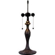 Lumilamp Lampenvoet Tafellamp Tiffany Ø 17x55 cm Bruin Metaal