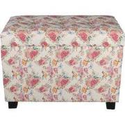 Clayre & Eef Poef 60x36x43 cm Roze Hout