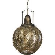 Clayre & Eef Hanglamp 45x45x70/175 cm Goudkleurig IJzer
