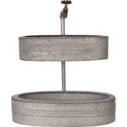 Clayre & Eef Planthouder 55 cm Grijs IJzer