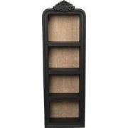 Clayre & Eef Wandrek 42x19x126 cm Zwart Hout