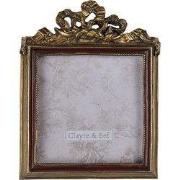 Clayre & Eef Fotolijst 7x7 cm Goudkleurig Kunststof