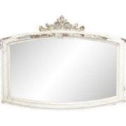 Clayre & Eef Spiegel 72x55 cm Wit Hout