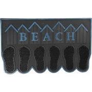 Clayre & Eef Deurmat 75x45 cm Grijs Kunststof Voeten