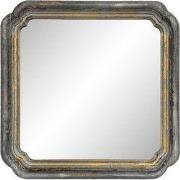 Clayre & Eef Spiegel 44x44 cm Goudkleurig Hout