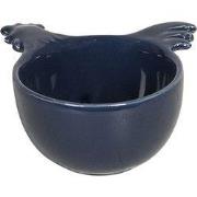 Clayre & Eef Maatlepel 9x9x5 cm Blauw Keramiek Haan