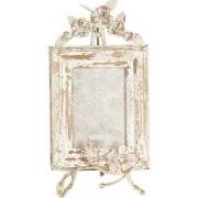 Clayre & Eef Fotolijst 13x18 cm Beige Bruin IJzer Bloemen