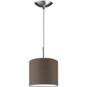 hanglamp tube deluxe bling Ø 20 cm - taupe