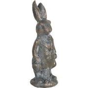 Clayre & Eef Beeld Konijn 11 cm Bruin Kunststof
