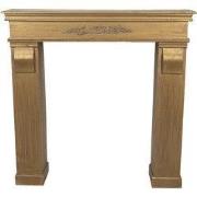 Clayre & Eef Schouw 100x22x99 cm Goudkleurig Hout