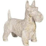 Clayre & Eef Beeld Hond Beige Kunststof