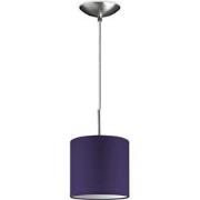 hanglamp tube deluxe bling Ø 16 cm - paars