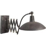 Clayre & Eef Wandlamp 55x33x34 cm Zwart Metaal