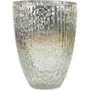 Clayre & Eef Theelichthouder Ø 11x15 cm Turquoise Glas