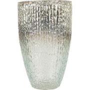 Clayre & Eef Theelichthouder Ø 12x20 cm Turquoise Glas