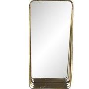 Clayre & Eef Spiegel 29x59 cm Koperkleurig Metaal