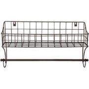 Clayre & Eef Handdoekhouder 44x12x25 cm Bruin IJzer