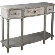 Clayre & Eef Sidetable 120x38x85 cm Grijs Hout