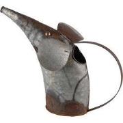 Clayre & Eef Decoratie Gieter Muis 40x15x30 cm Grijs Metaal Muis