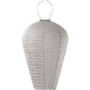 Lumiz Solar Buitenlampion - Sashiko Balloon - XL - Licht Taupe