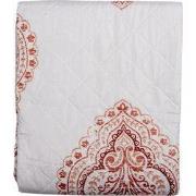 Clayre & Eef Bedsprei 2-persoons Wit Rood Katoen