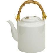 Clayre & Eef Theepot 1500 ml Wit Porselein
