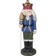 Clayre & Eef Beeld Notenkraker 60 cm Blauw Magnesium (MGO)
