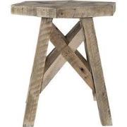 Clayre & Eef Plantentafeltje 22x22x25 cm Bruin Hout