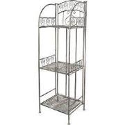 Clayre & Eef Opbergrek 34x29x112 cm Grijs IJzer