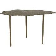 Clayre & Eef Bijzettafel 90x42x52 cm Goudkleurig Aluminium
