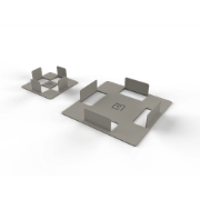 Onderzetters voor pannen lichtgrijs