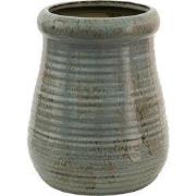 Clayre & Eef Bloempot Ø 19x24 cm Grijs Bruin Keramiek