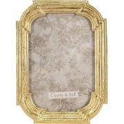 Clayre & Eef Fotolijst 10x15 cm Goudkleurig Polyresin