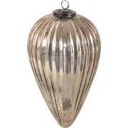 Clayre & Eef Kerstbal XL Ø 15 cm Goudkleurig Glas