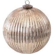 Clayre & Eef Kerstbal XL Ø 20 cm Goudkleurig Glas