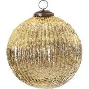 Clayre & Eef Kerstbal Ø 12 cm Goudkleurig Glas