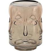 Clayre & Eef Vaas Ø 14x18 cm Bruin Glas