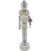 Clayre & Eef Beeld Notenkraker 35 cm Beige Zilverkleurig Kunststof