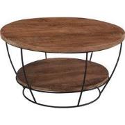 Brix - Salontafel Brix Evan - 85x85x44cm - Mangohout