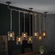 Hoyz - Industriele Hanglamp - 7 Lampen - Twist Wikkel - XL