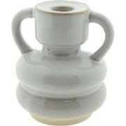 Clayre & Eef Kandelaar 11 cm Beige Porselein