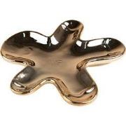 Clayre & Eef Decoratie schaal Poppetje 18x17 cm Goudkleurig Porselein