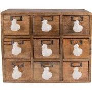 Clayre & Eef Ladekastje 34x12x30 cm Bruin Hout