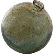 Clayre & Eef Vaas Ø 13x13 cm Groen Glas