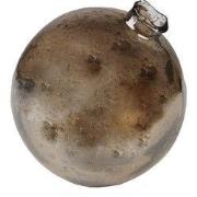 Clayre & Eef Vaas Ø 13x13 cm Bruin Glas