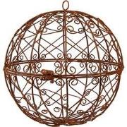 Clayre & Eef Decoratie Bal Ø 30 cm Koperkleurig Metaal