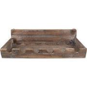 Clayre & Eef Wijnrek 57x28x14 cm Bruin Hout